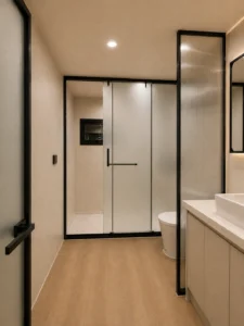 Bathroom — Shower & Vanity