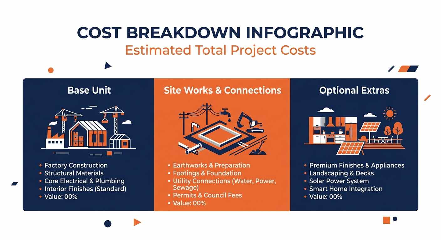 Cost breakdown of a modular home build in Perth