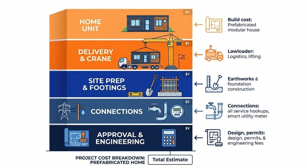 Cost breakdown of a container homes Perth